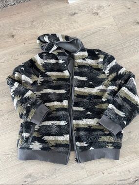 UpWest Reversible Sherpa Jacket CANYON PRINT Mens XL